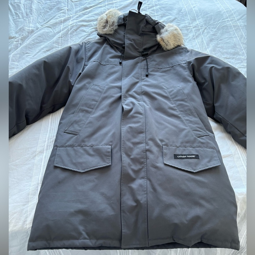 Canada Goose Men’s Langford Down Jacket Parka Sz M Medium Graphite Gray